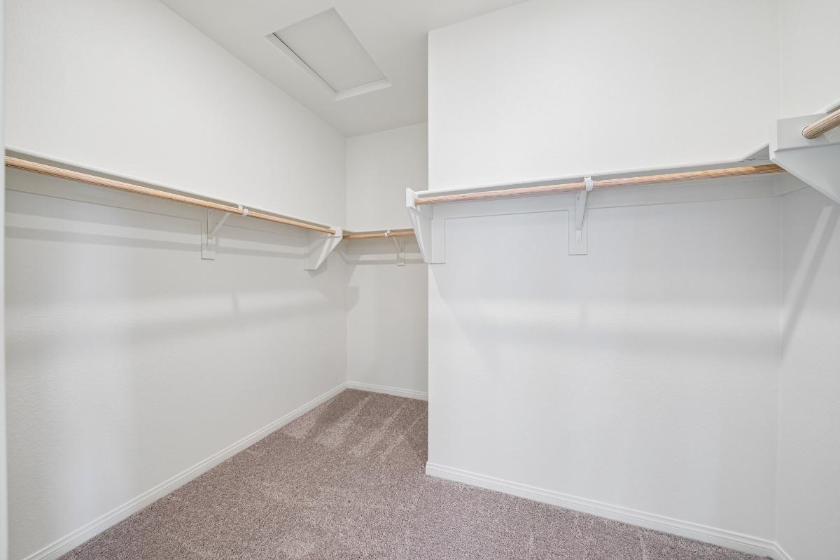 Primary walk-in closet