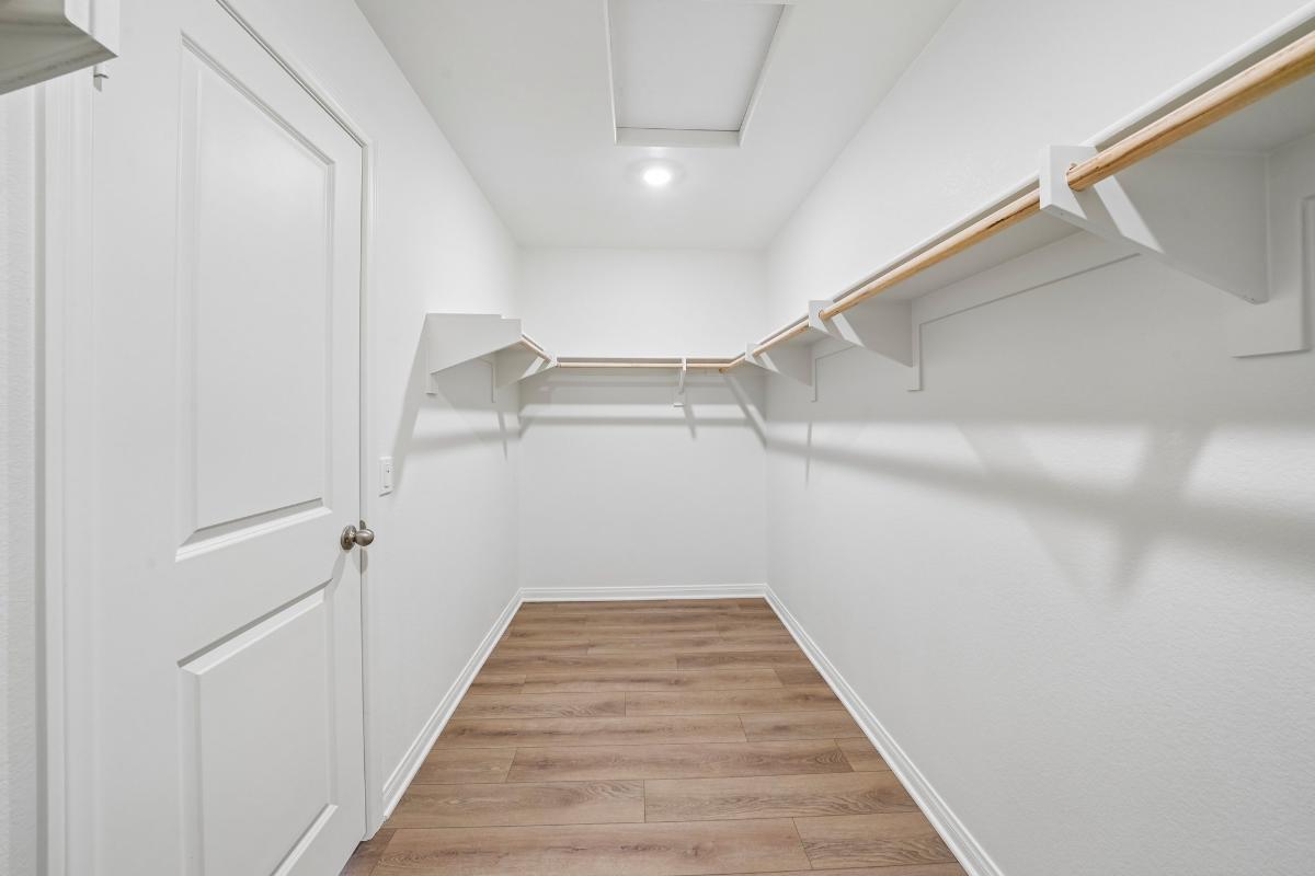 Primary walk-in closet