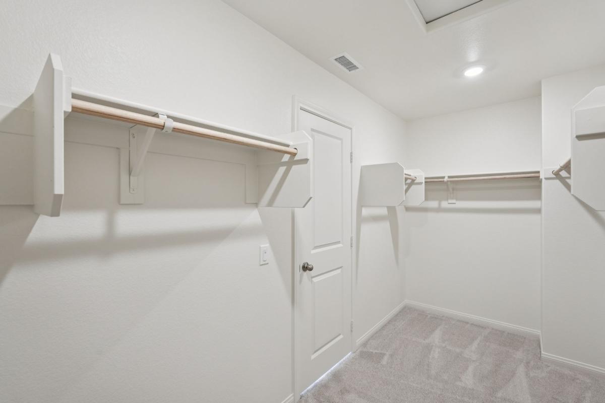 Primary walk-in closet