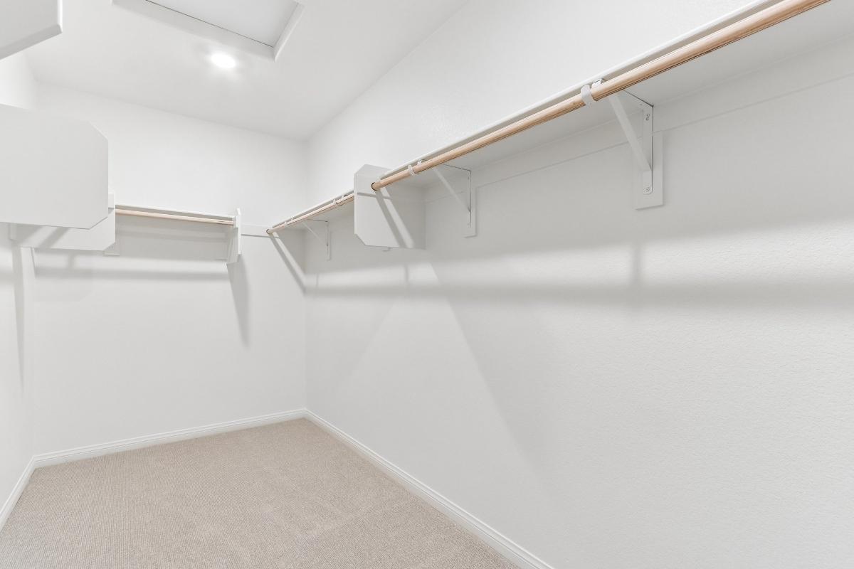 Primary walk-in closet