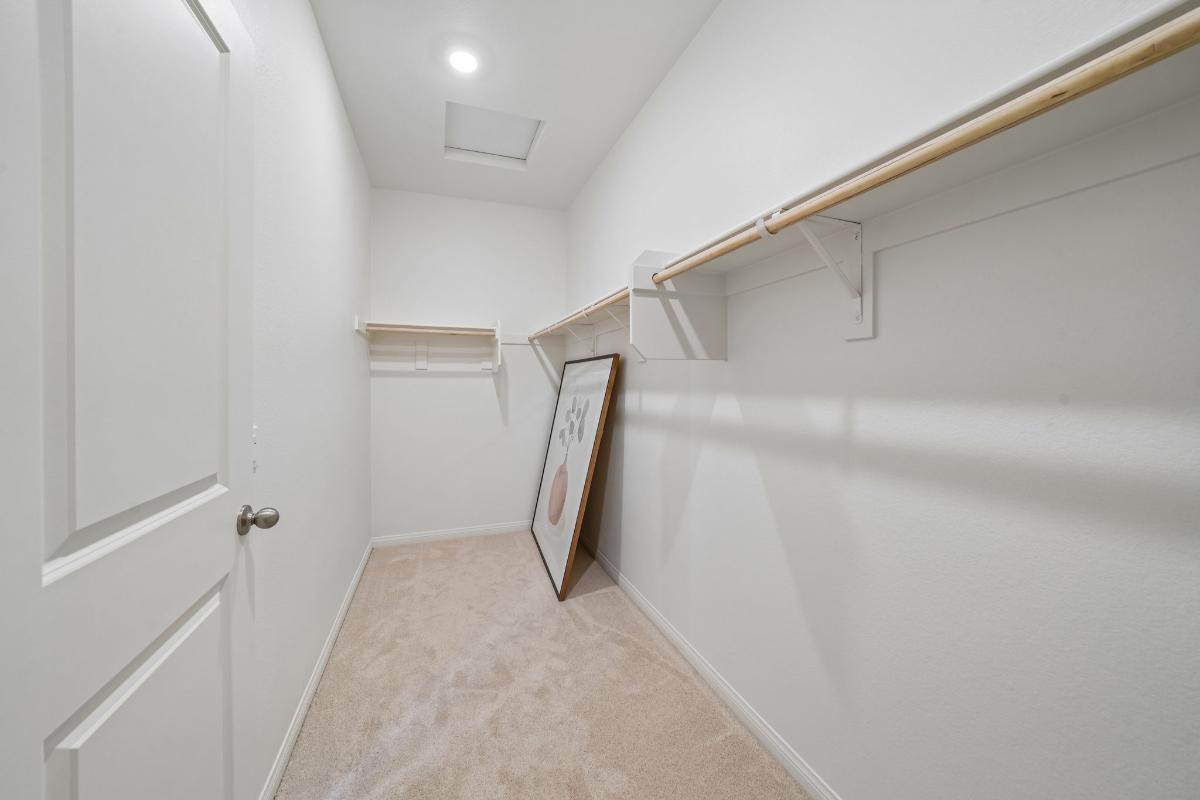 Primary walk-in closet