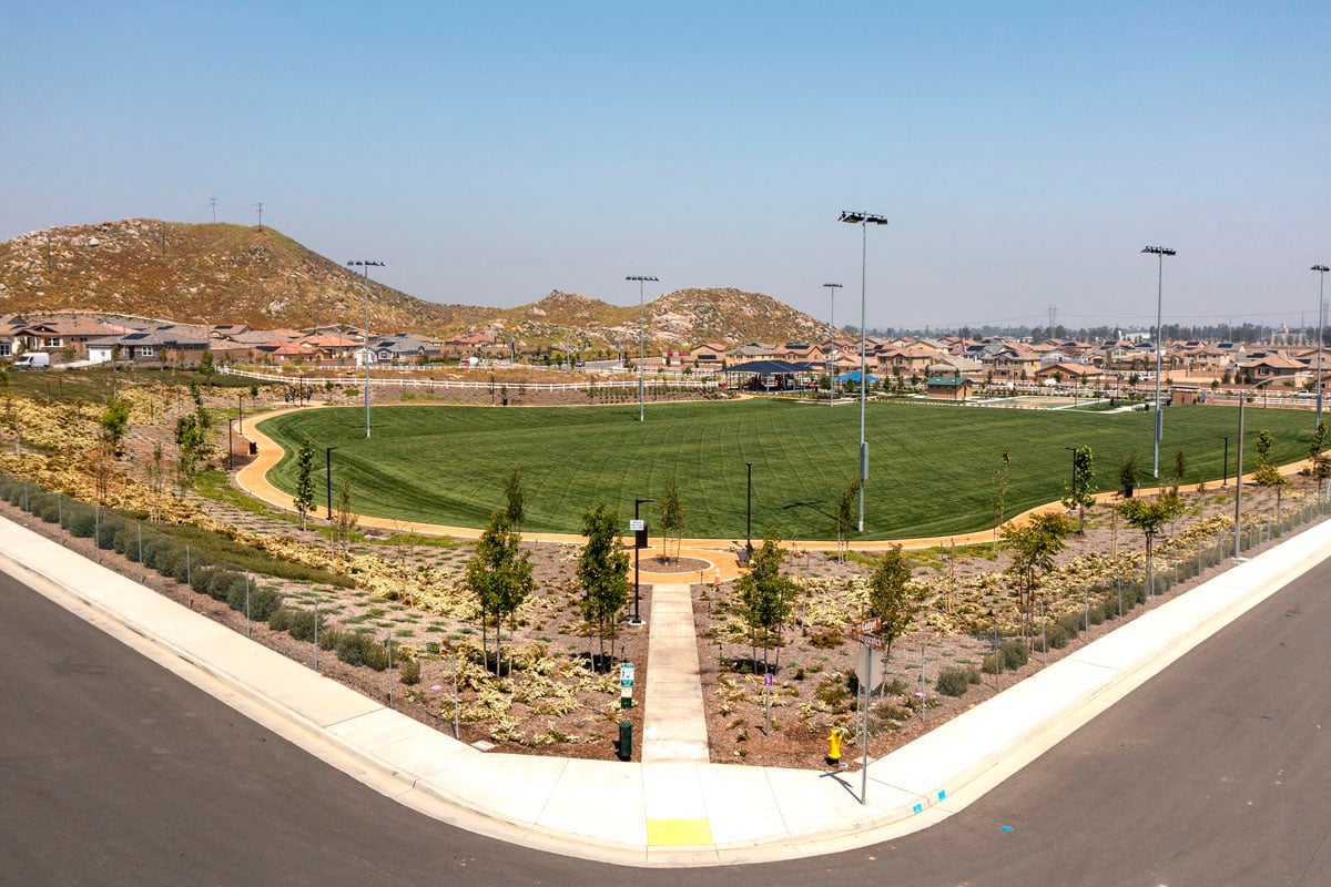 Community soccer field