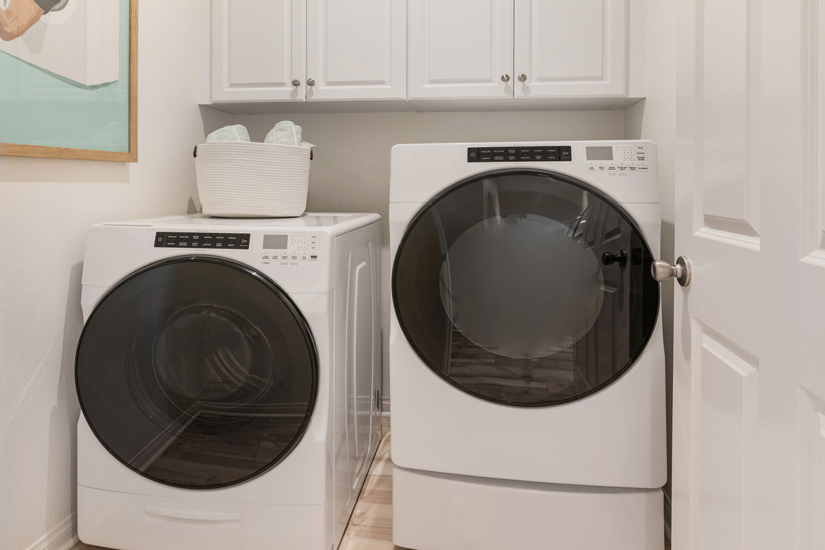 Upgraded washer and dryer