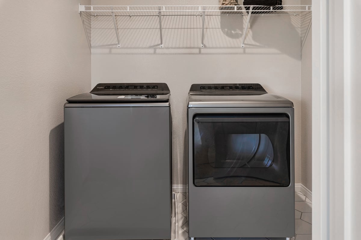 Upgraded washer and dryer