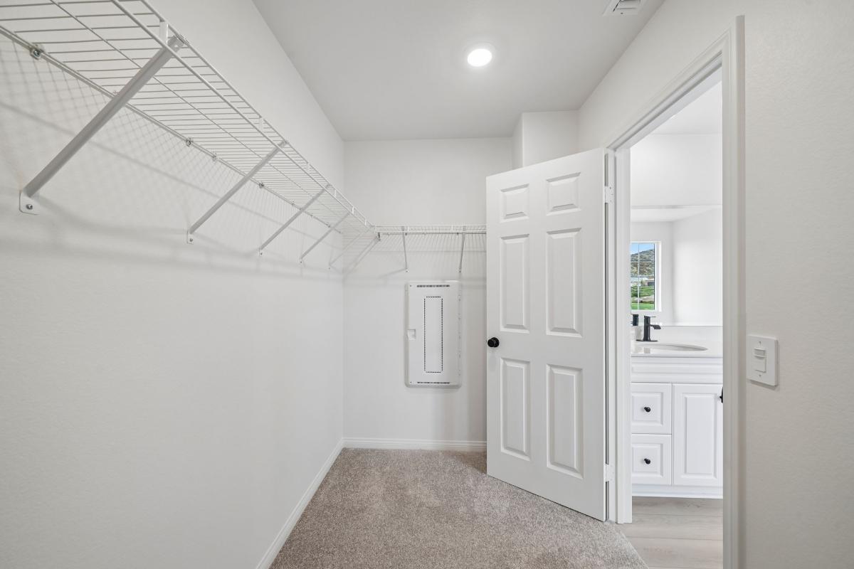Primary walk-in closet