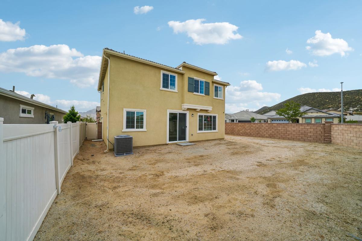 Rear exterior