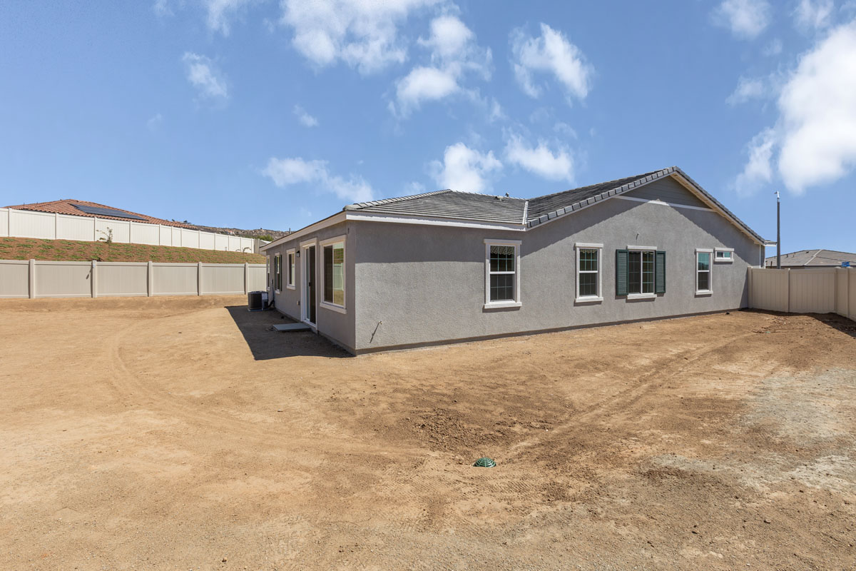 Rear exterior