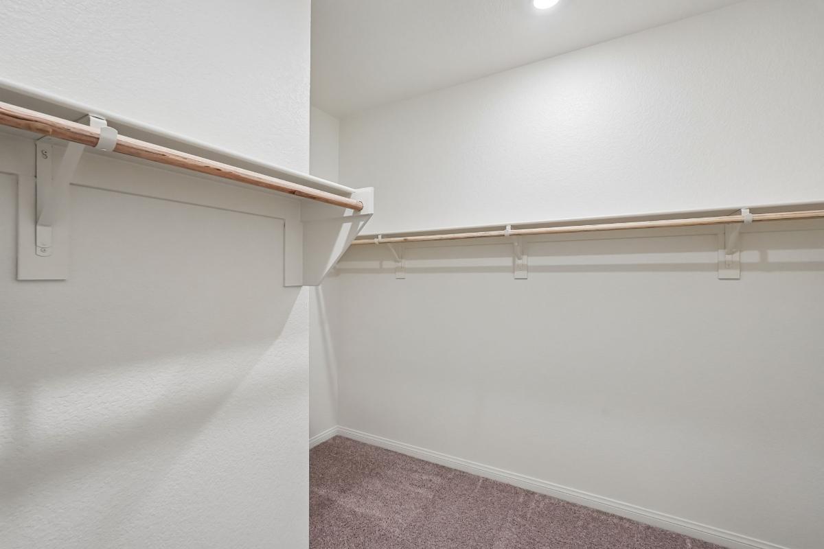 Primary walk-in closet
