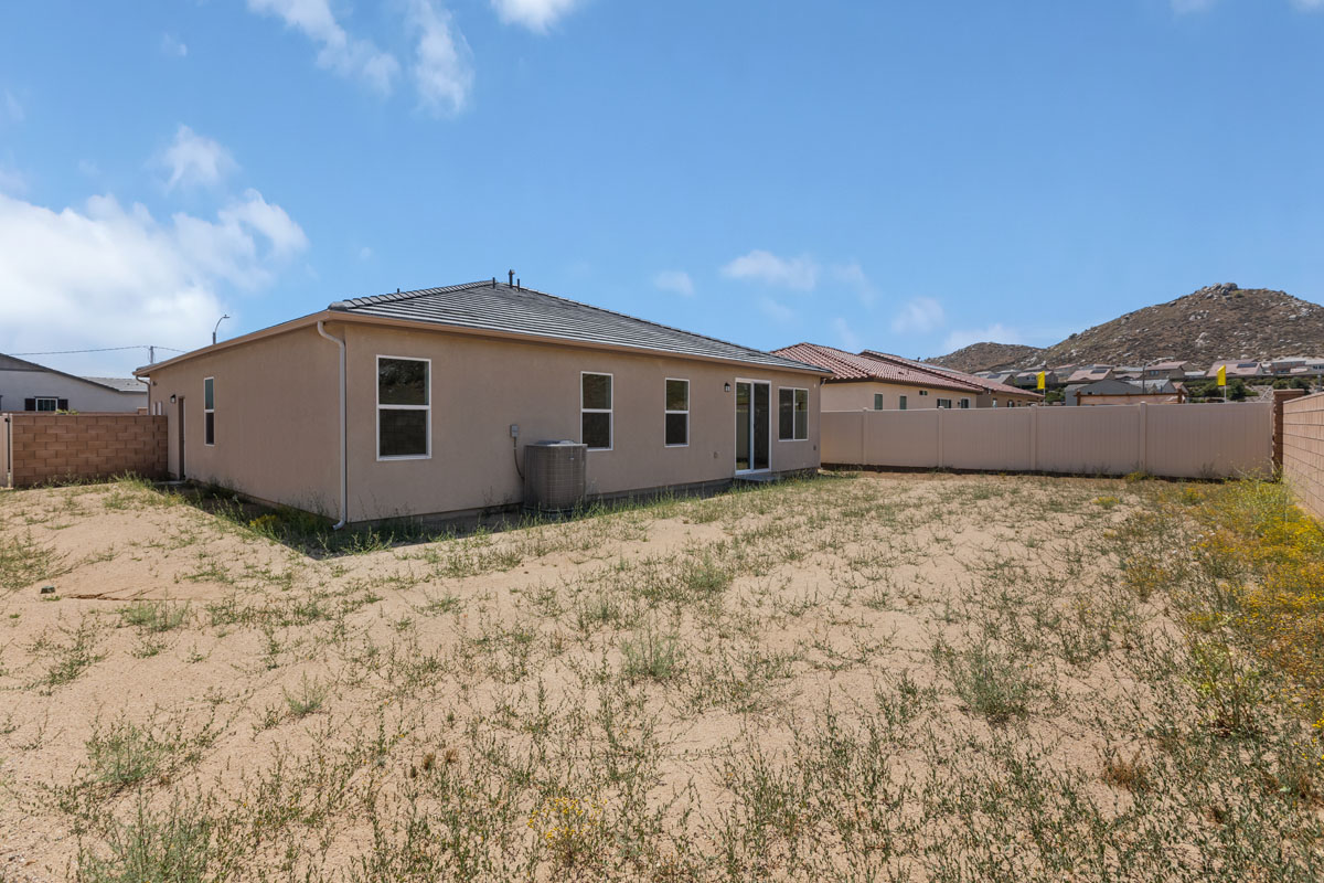 Rear exterior