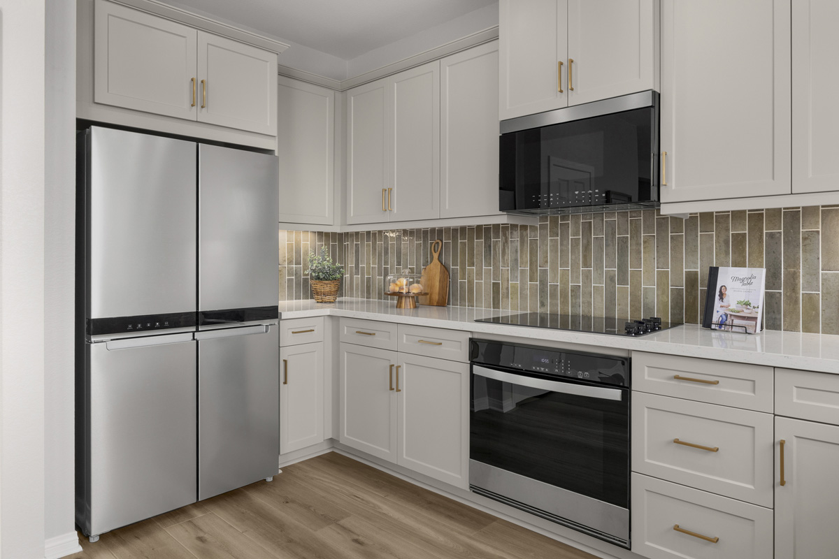 Optional built-in oven with cooktop
