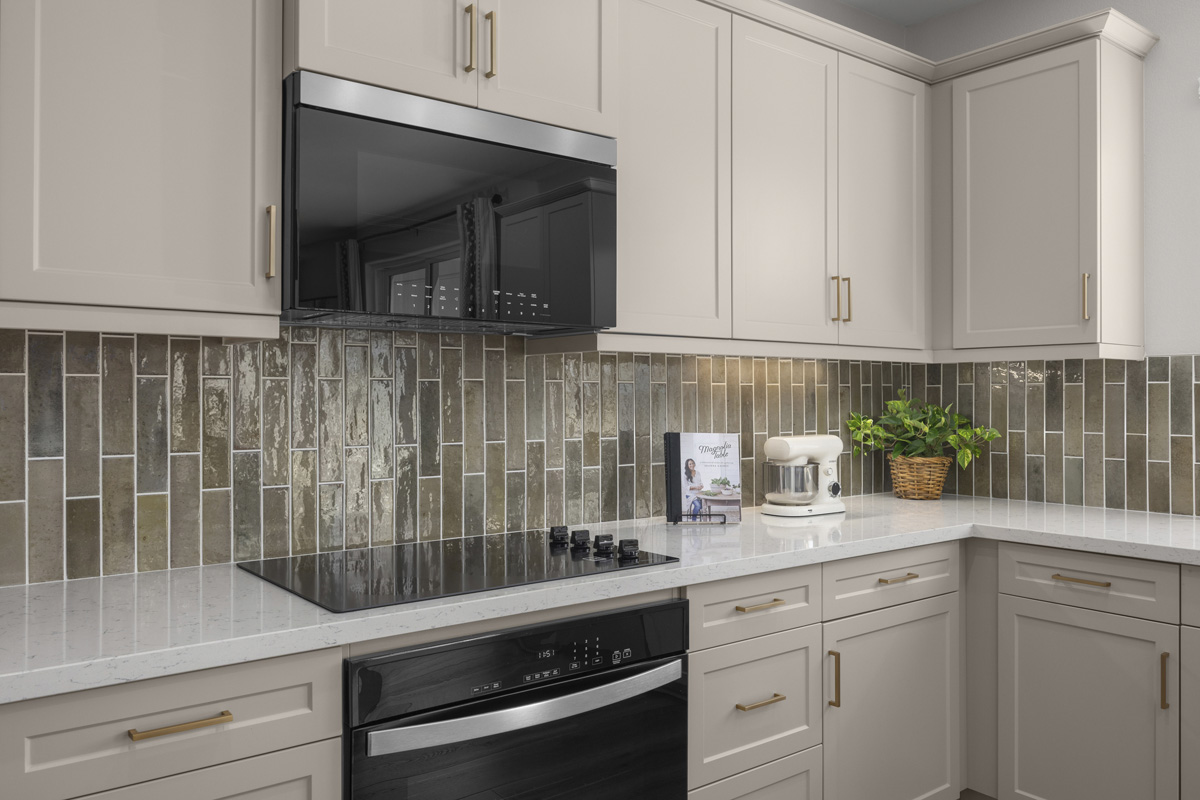 Optional full tile backsplash