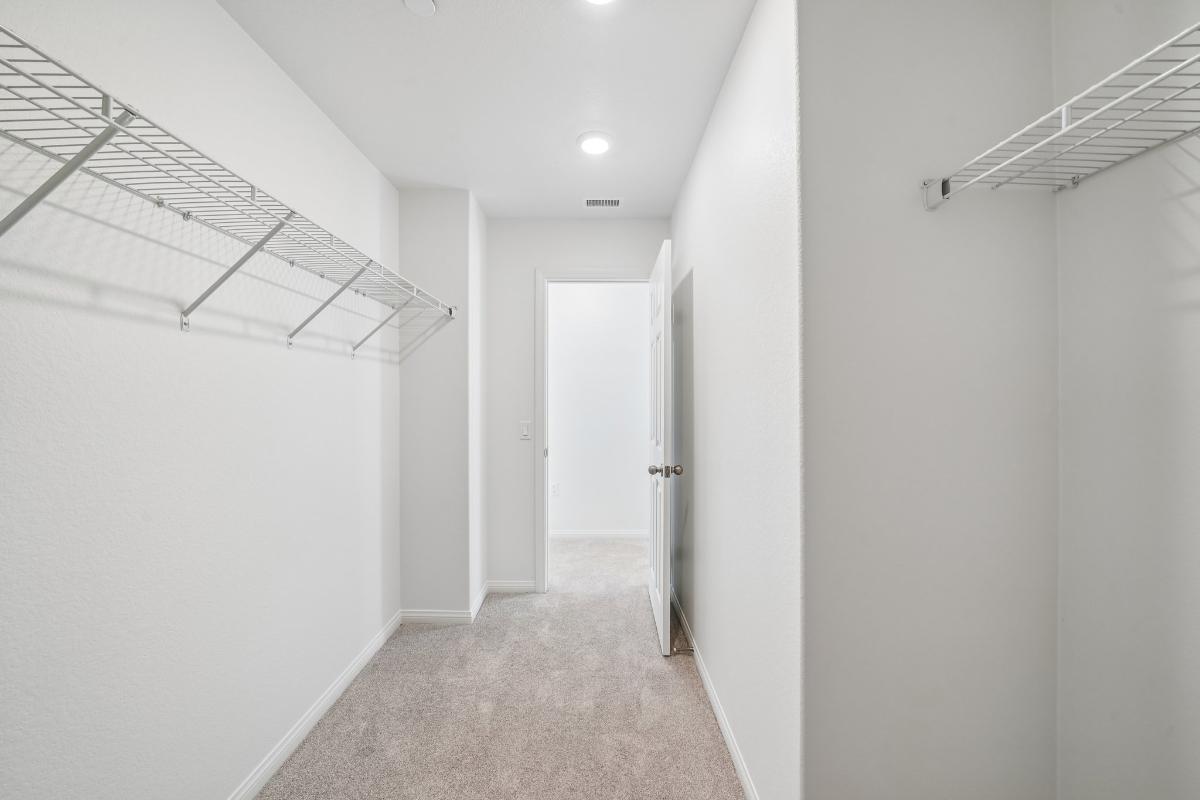 Primary walk-in closet