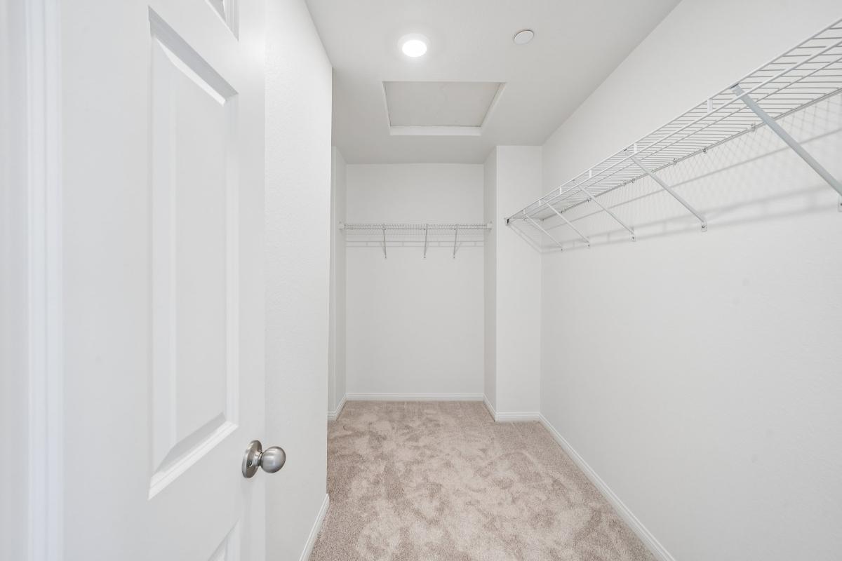 Primary walk-in closet