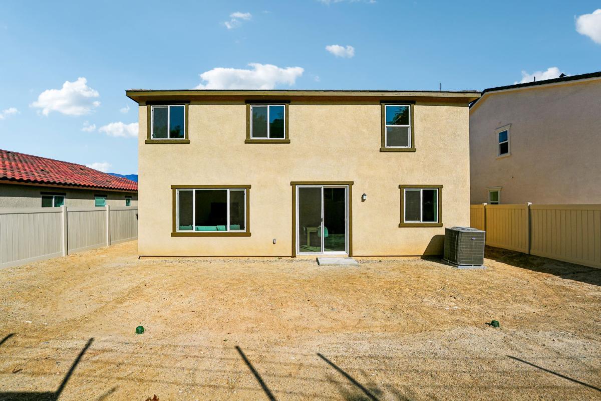 Rear exterior