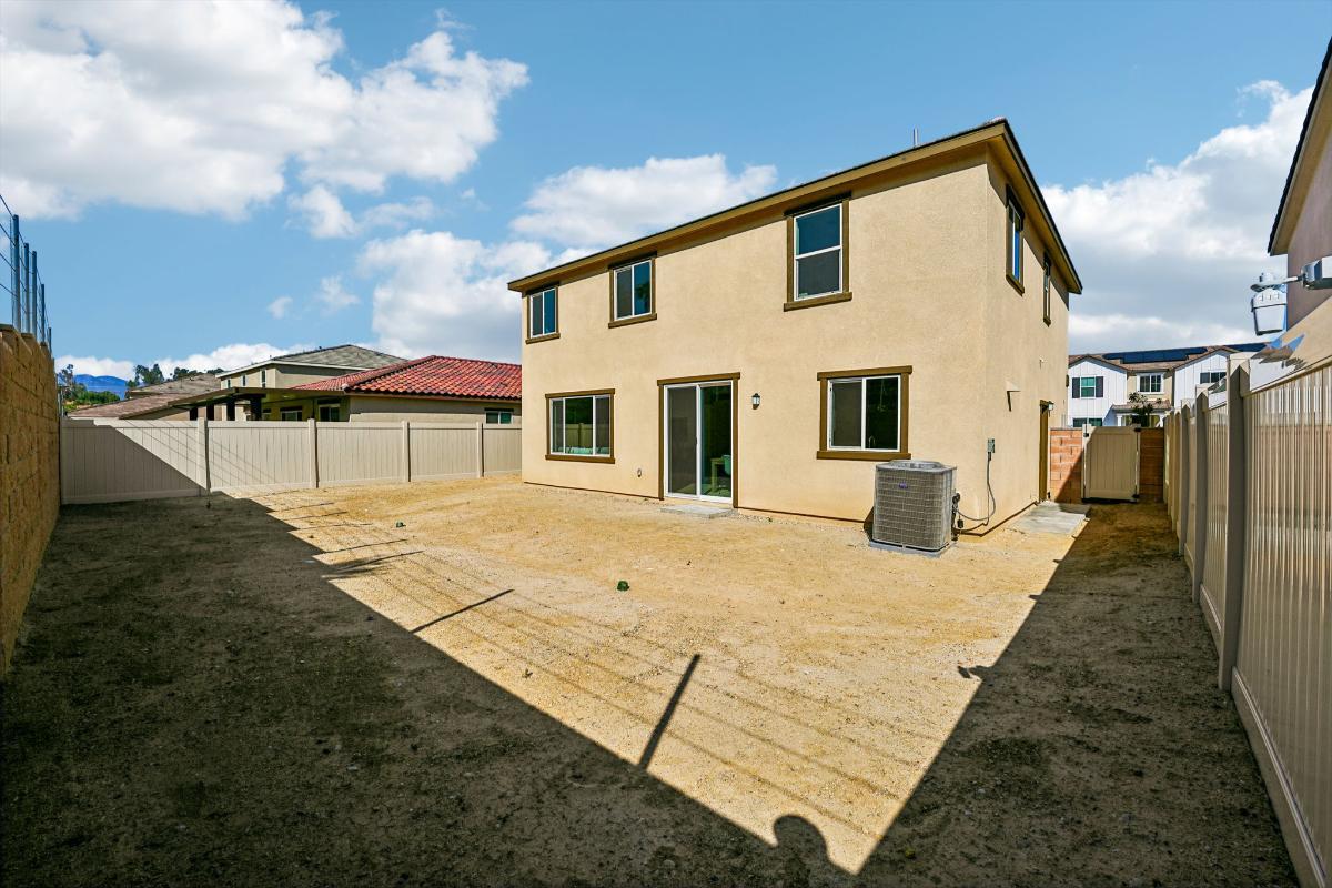 Rear exterior