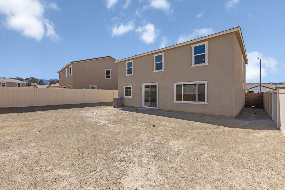 Rear exterior