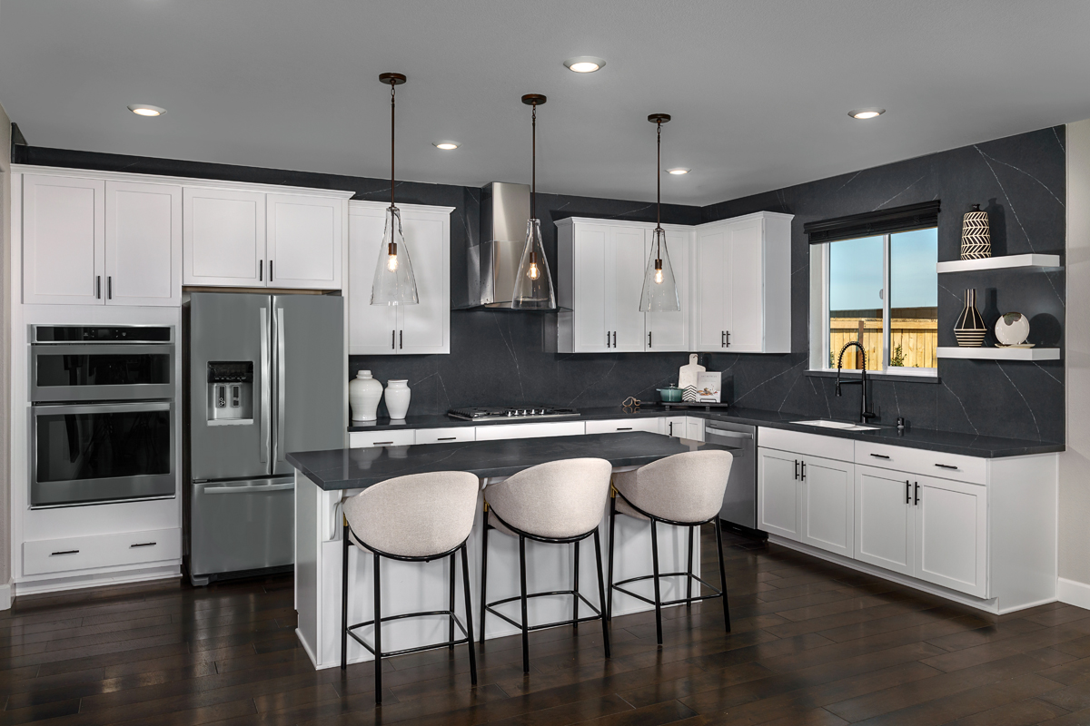 New Homes in Roseville, CA - Bartlett at Mason Trails Plan 2321 Kitchen