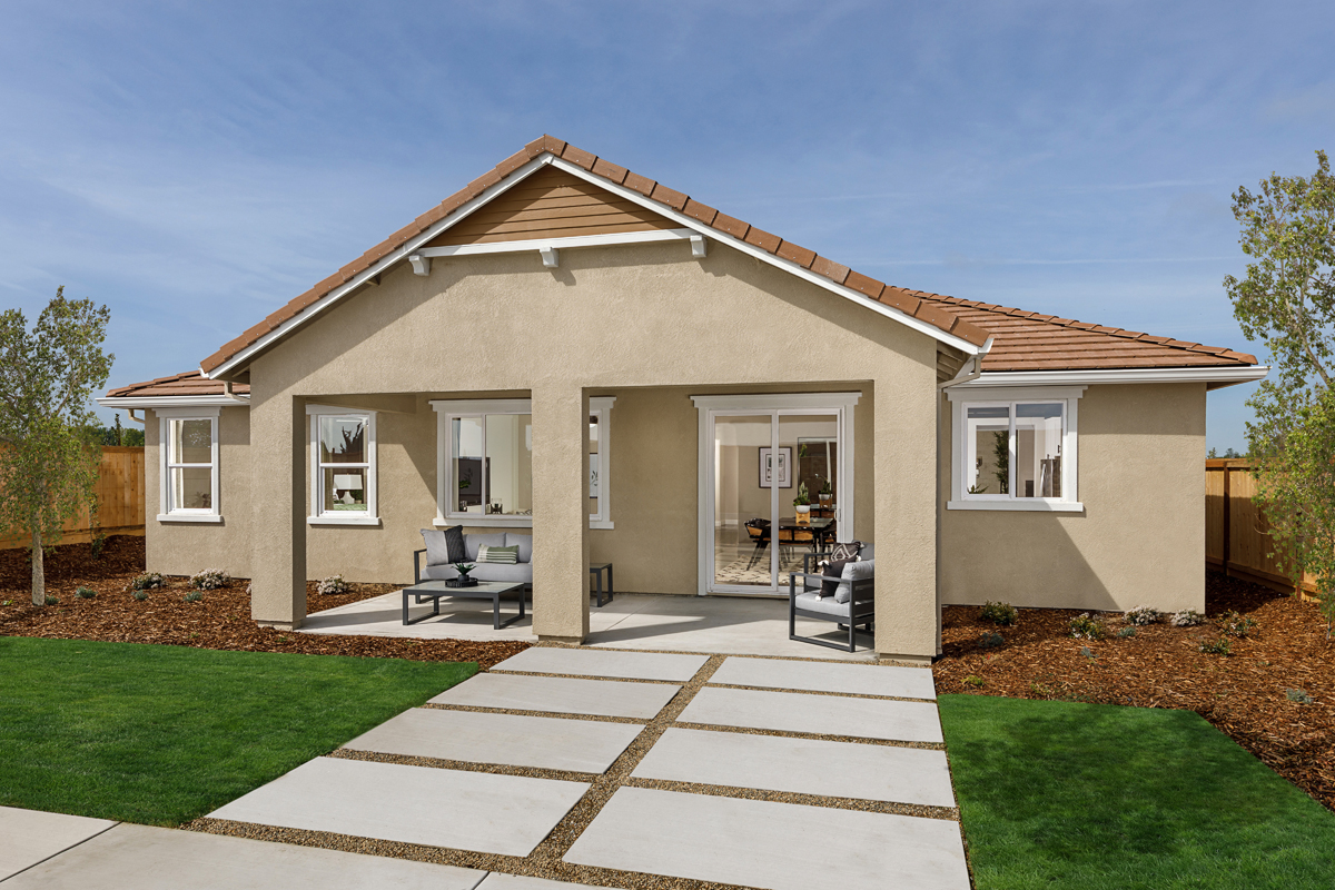 New Homes in Roseville, CA - Bartlett at Mason Trails Plan 2321 Patio