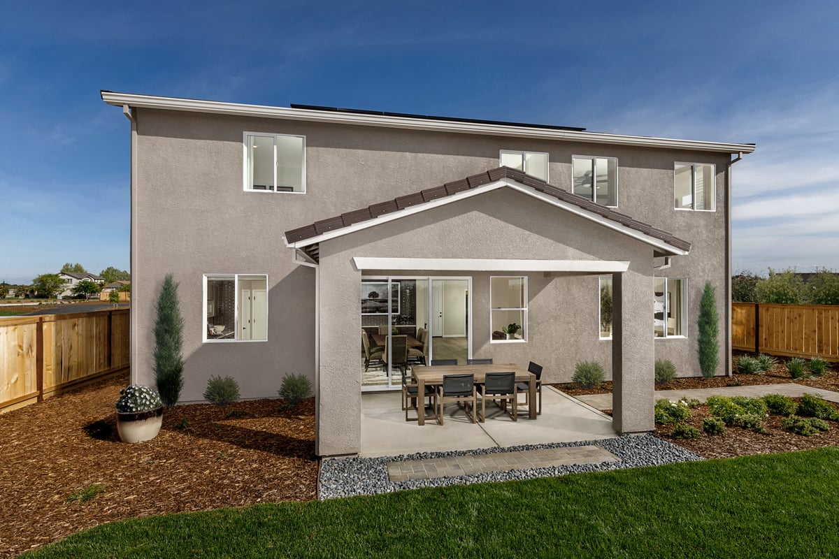 New Homes in Plumas Lake, CA - Butte Vista at Cobblestone Plan 2622 Patio