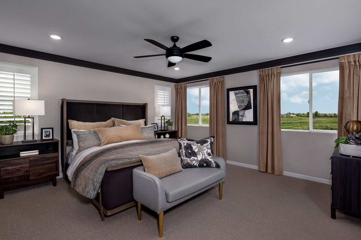 New Homes in Plumas Lake, CA - Butte Vista at Cobblestone Plan 2622 Primary Bedroom