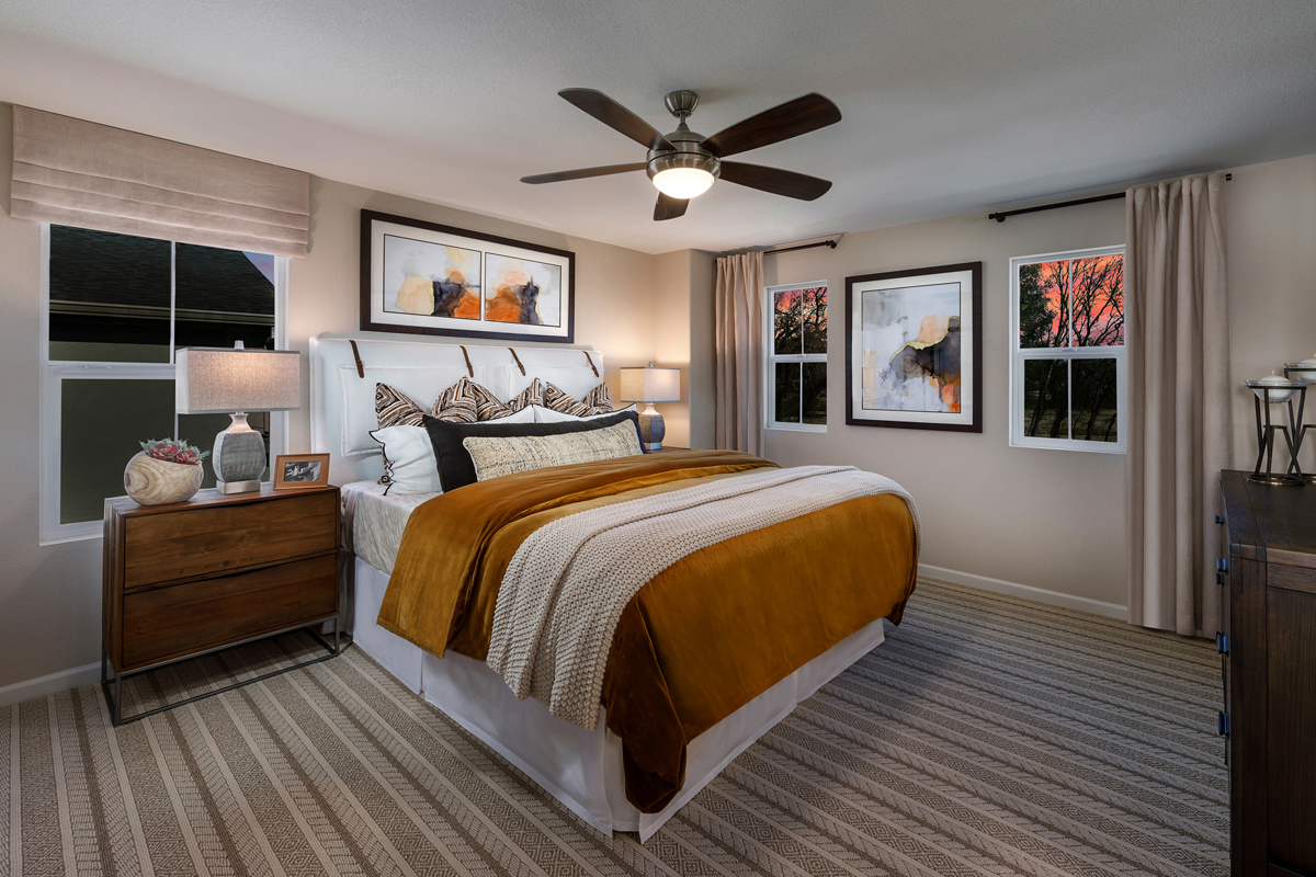 New Homes in Citrus Heights, CA - Canyon at Mitchell Village Plan 1628 Master Bedroom