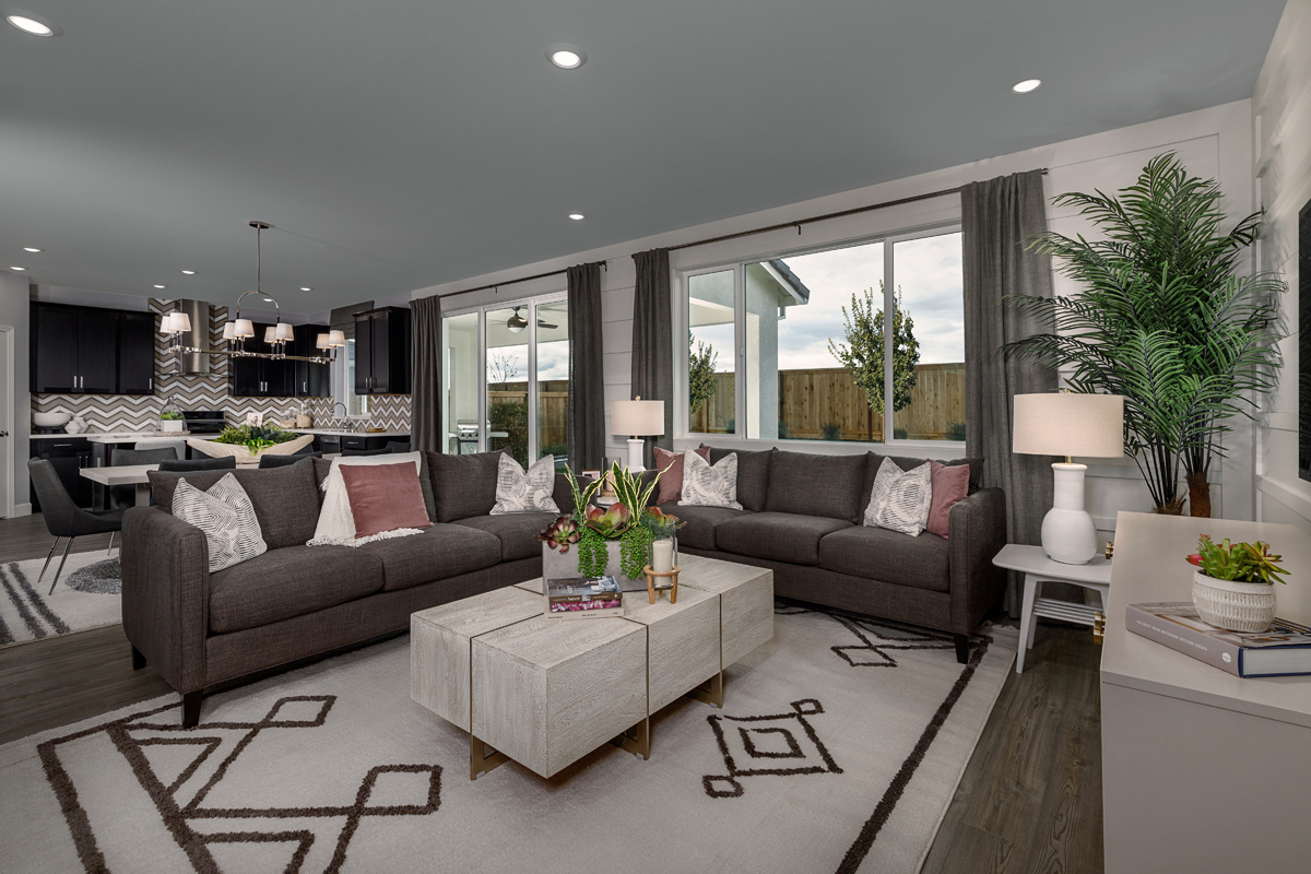 New Homes in Roseville, CA - Cortland at Mason Trails Plan 2388 Great Room