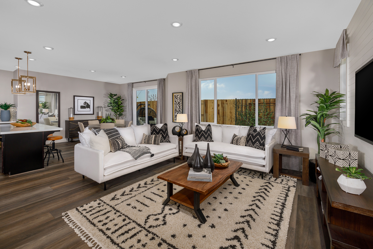 New Homes in Folsom, CA - Enclave at Folsom Ranch Plan 2102 Great Room