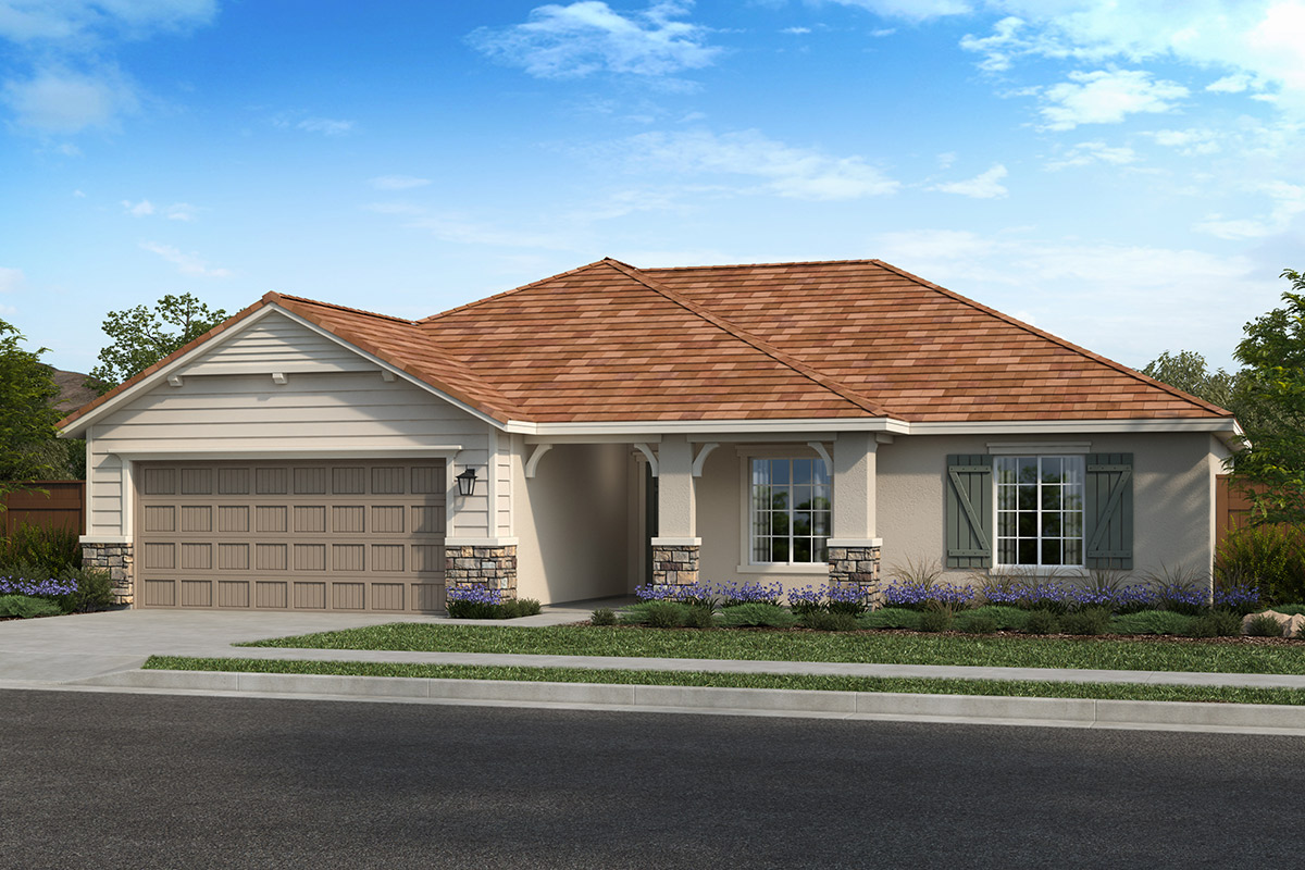 New Homes in Hughson, CA - Fieldstone Plan 1523 - Elevation D