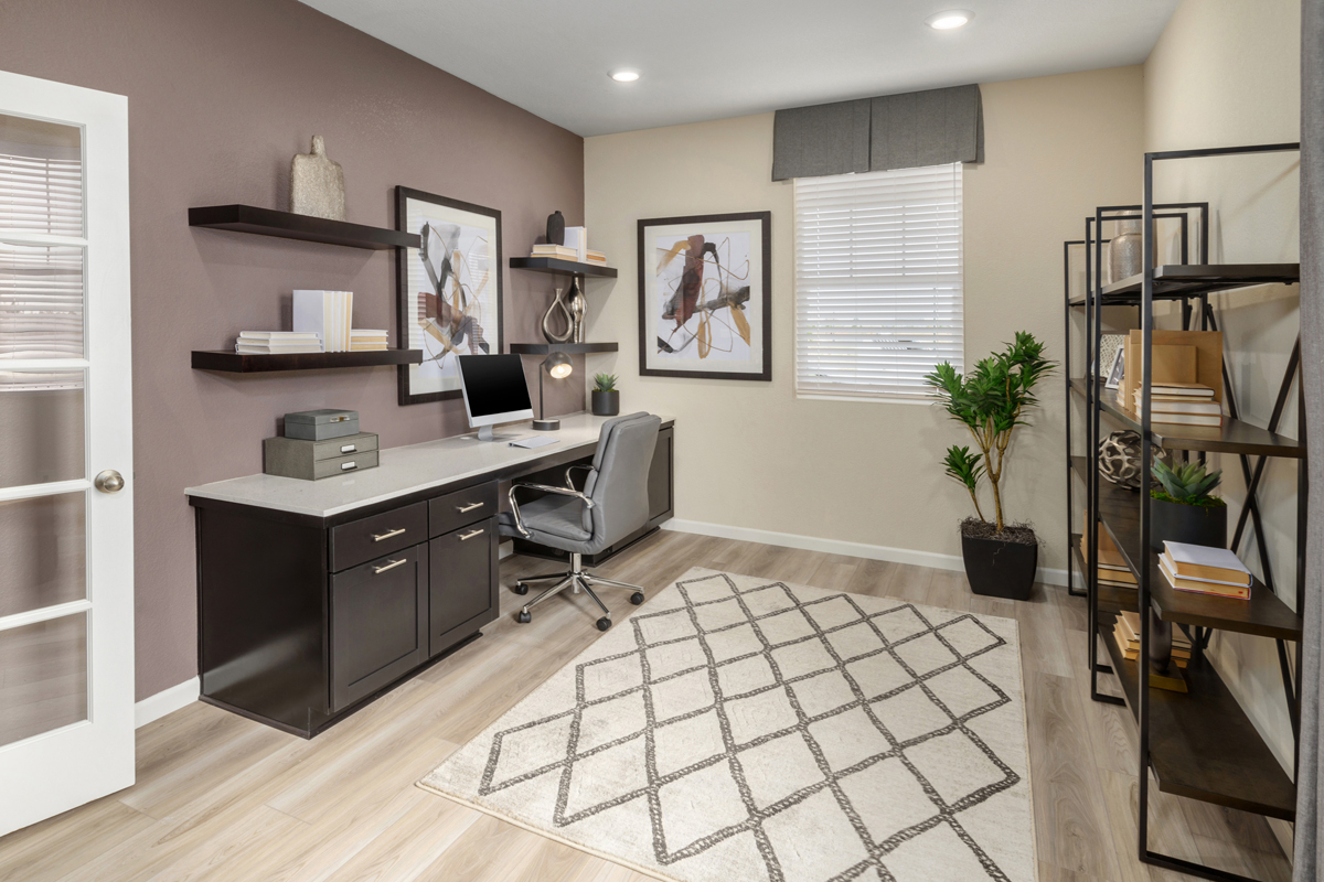 New Homes in Lathrop , CA - Iron Pointe at Stanford Crossing Plan 2152 Home Office
