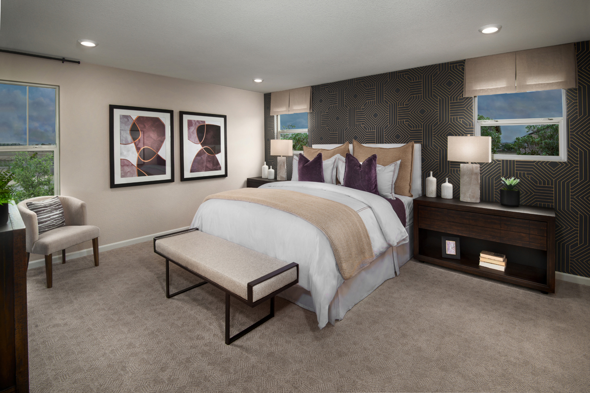 New Homes in Lathrop , CA - Iron Pointe at Stanford Crossing Plan 2152 Master Bedroom