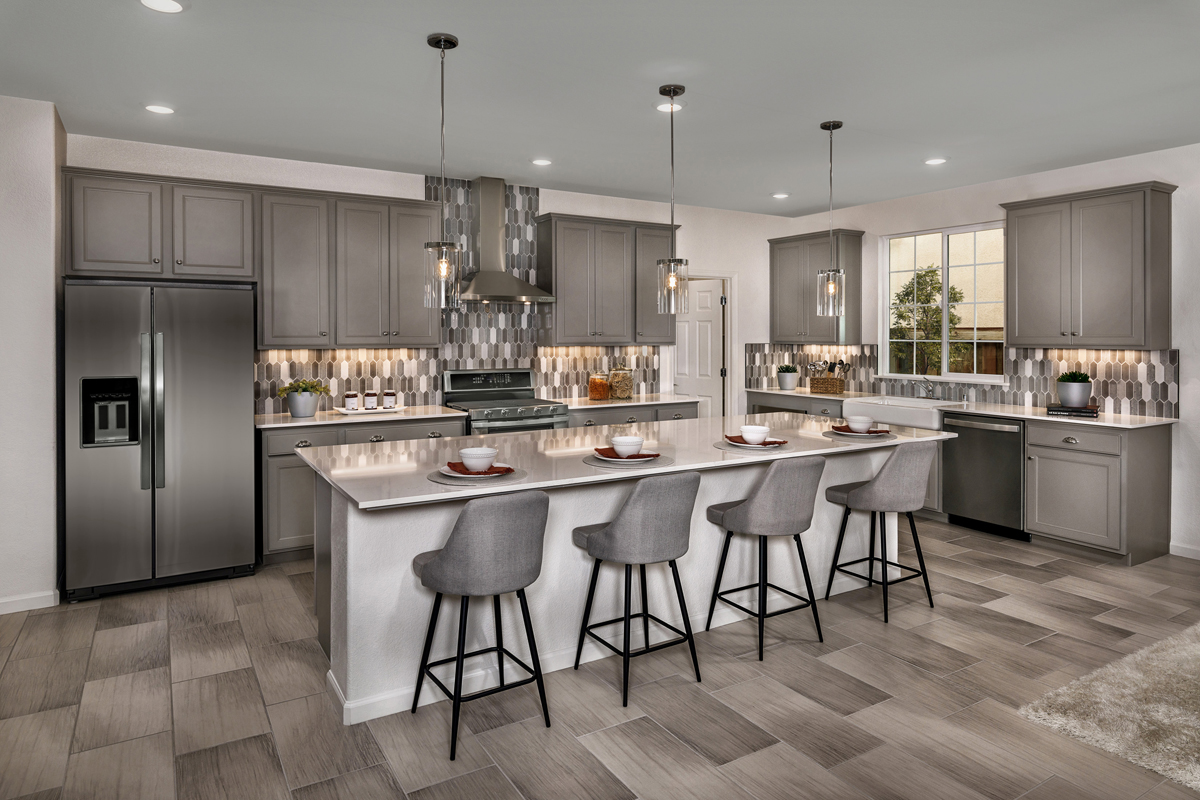 New Homes in Lathrop, CA - Riverchase at Stanford Crossing Plan 2993 Kitchen