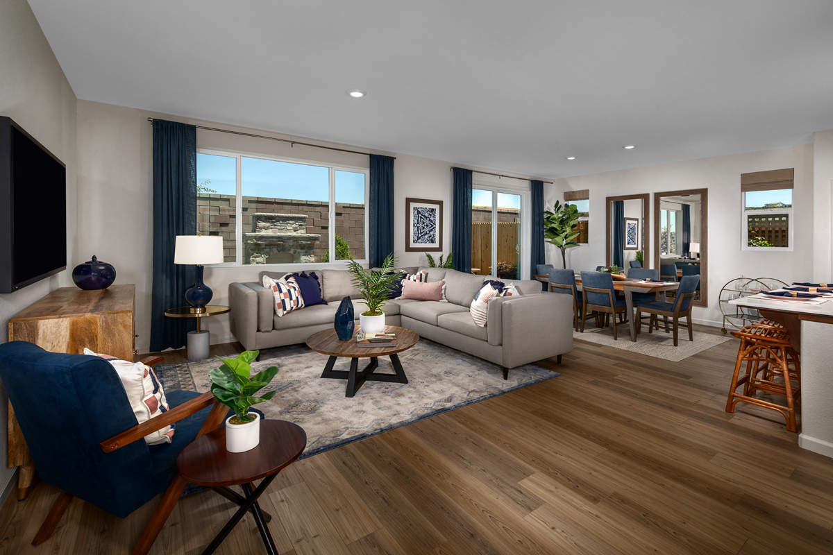 New Homes in Folsom, CA - Soleil at Folsom Ranch Plan 1429 Great Room