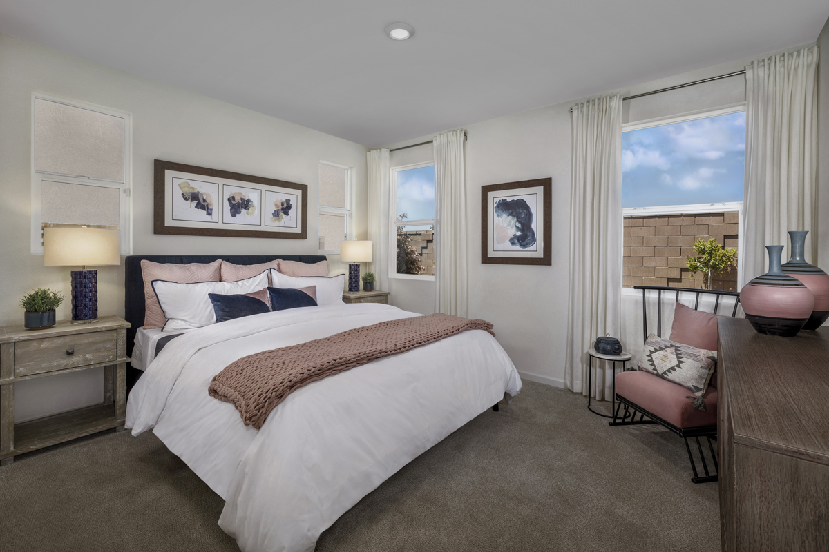 New Homes in Folsom, CA - Soleil at Folsom Ranch Plan 1429 Master Bedroom