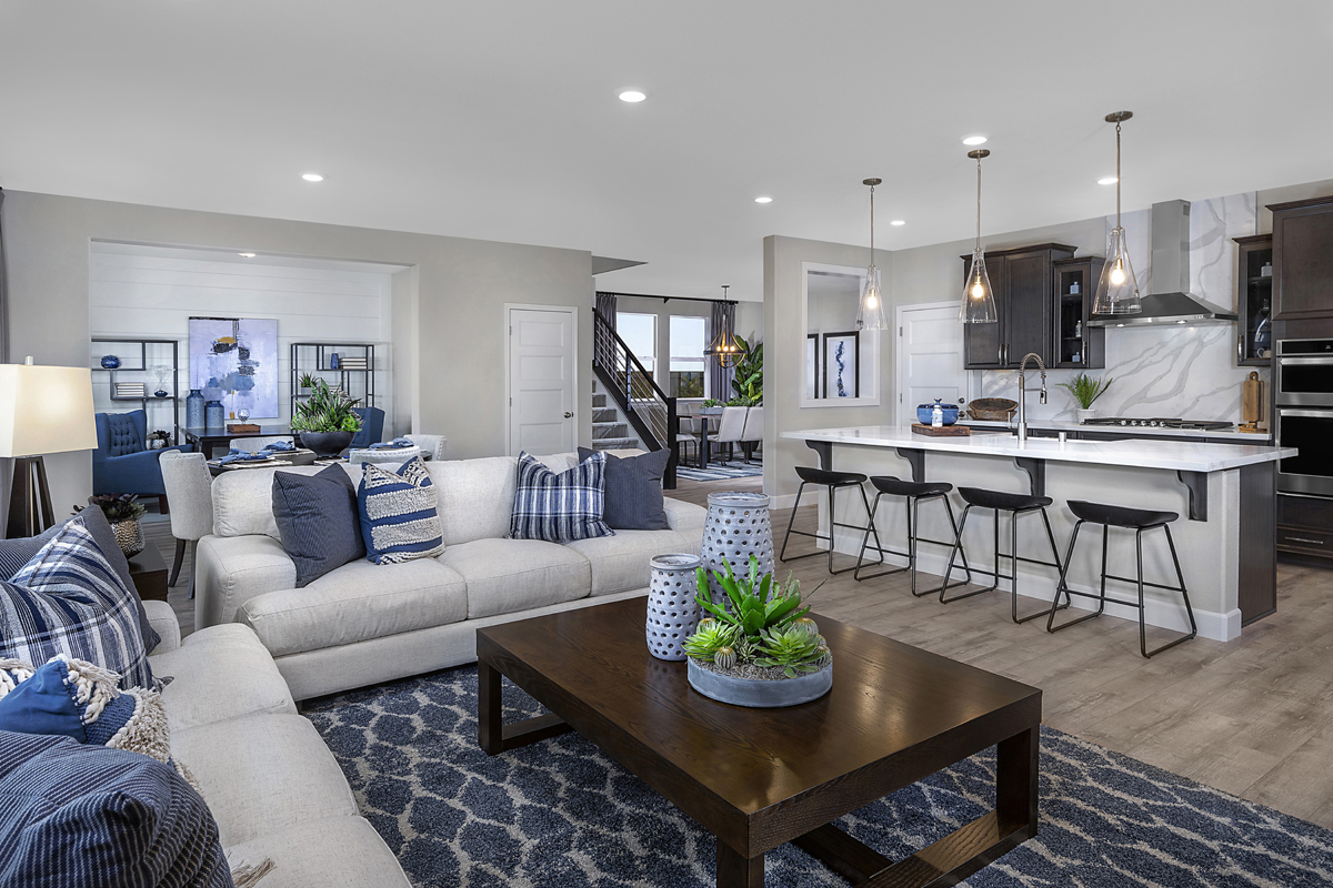 New Homes in Lincoln, CA - Ventana Plan 3061 Great Room