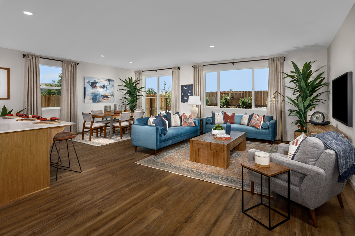 New Homes in Sacramento, CA - Vintage Park Plan 1751 Great Room