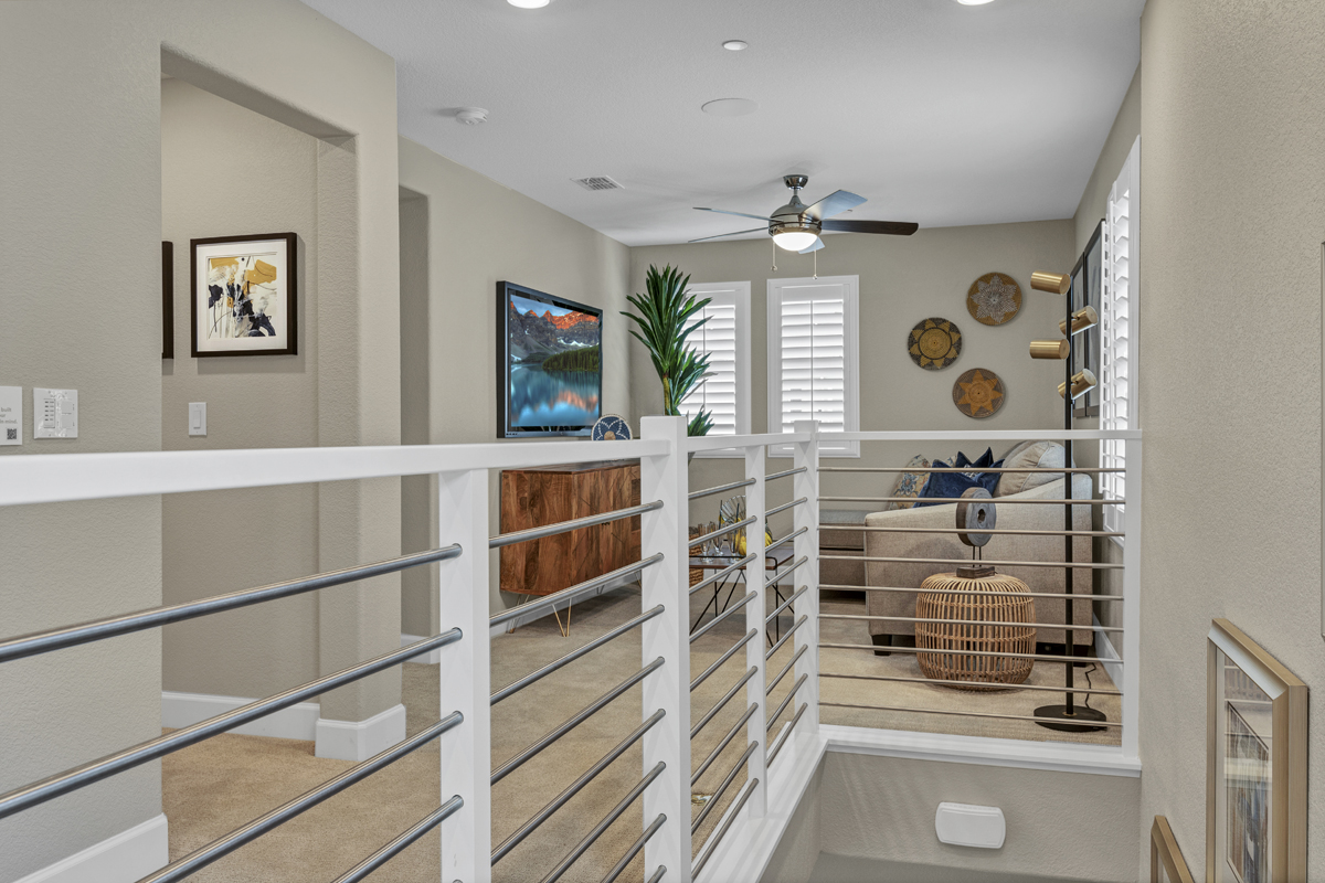 Open stair rail