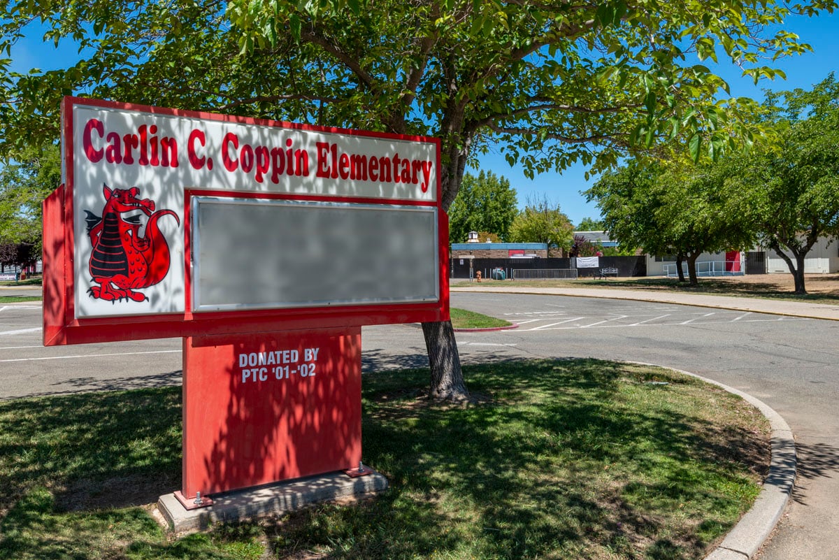 Near Carl Coppin Elementary School