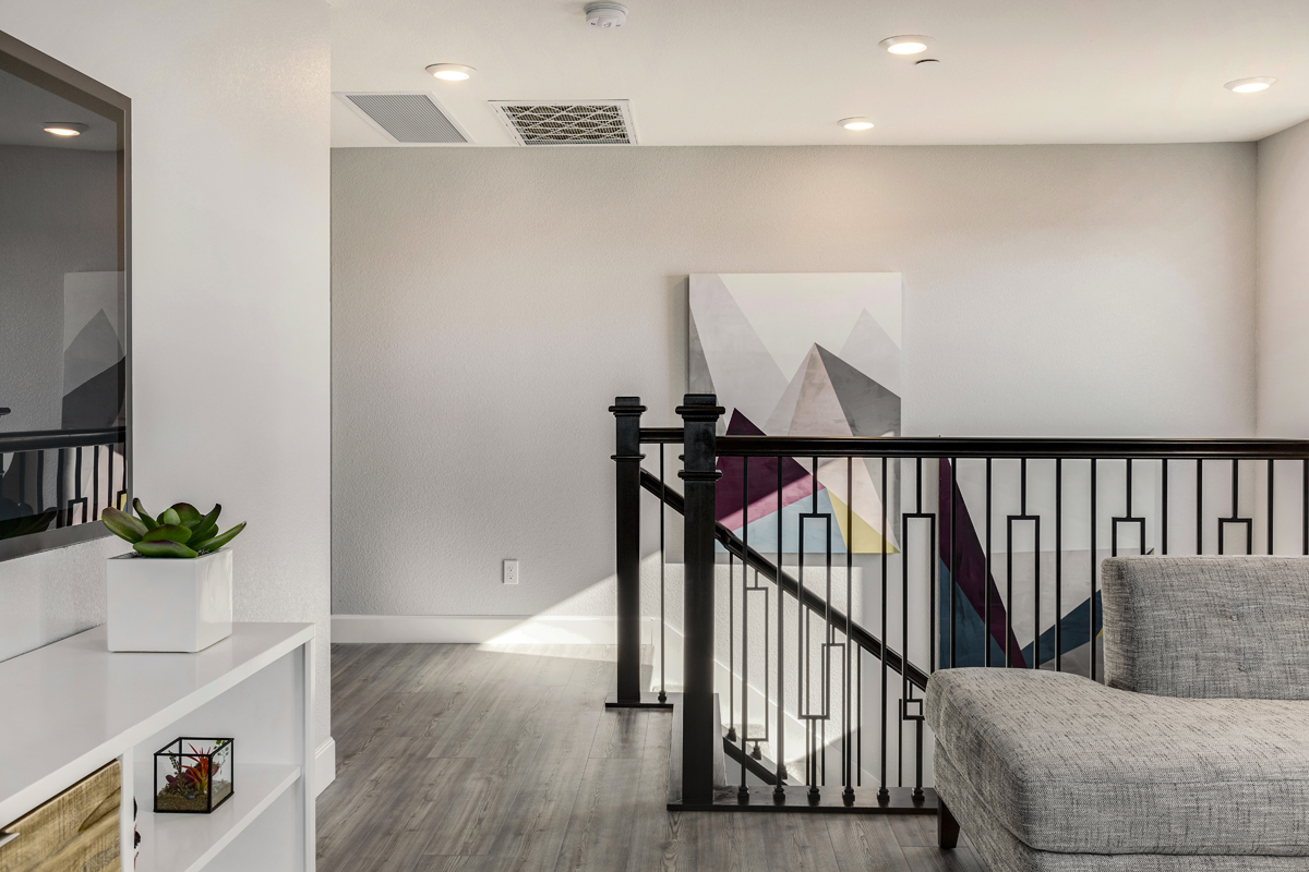Open stair rail