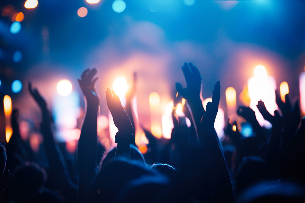Near Toyota Amphitheatre for concerts and events