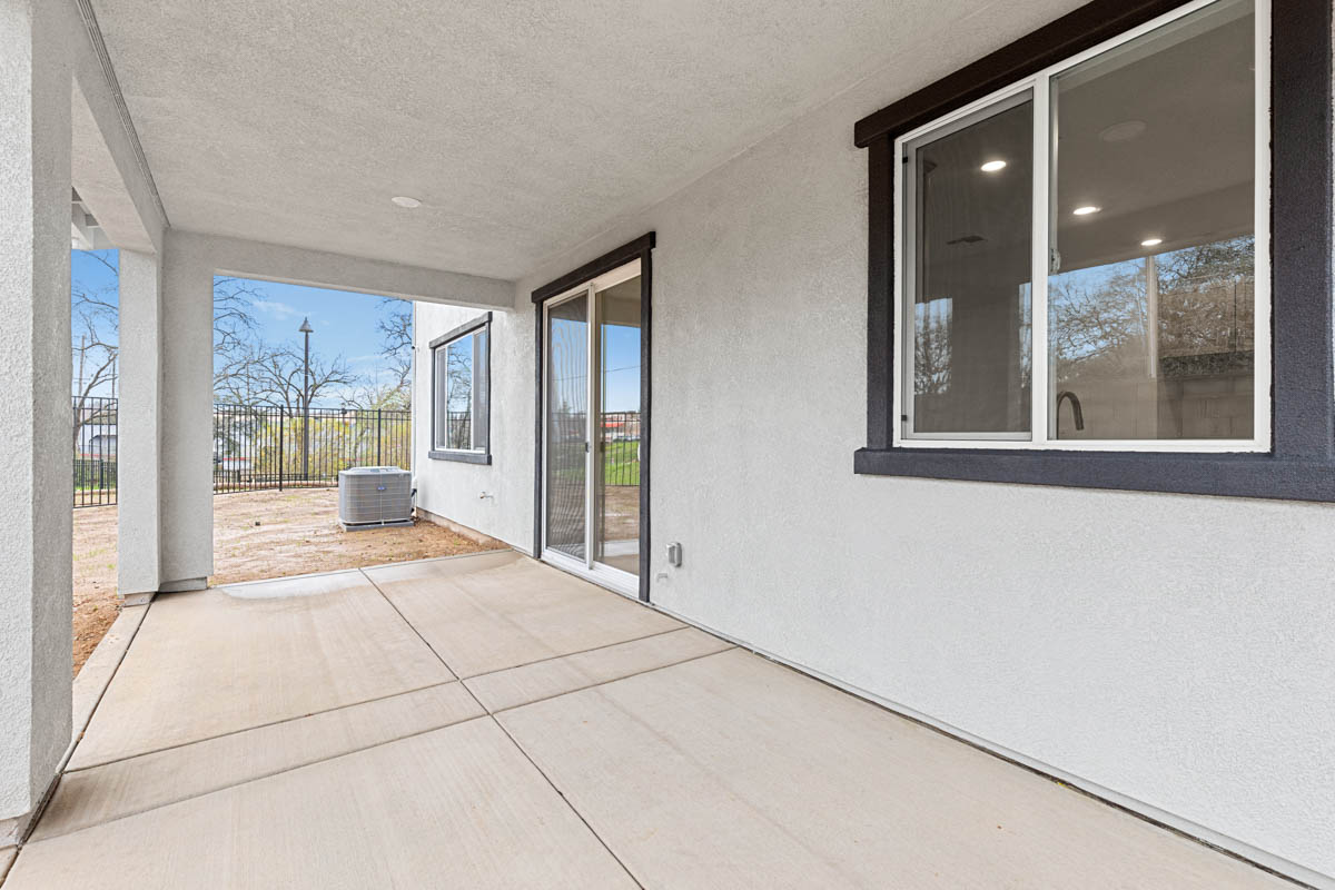 Covered patio