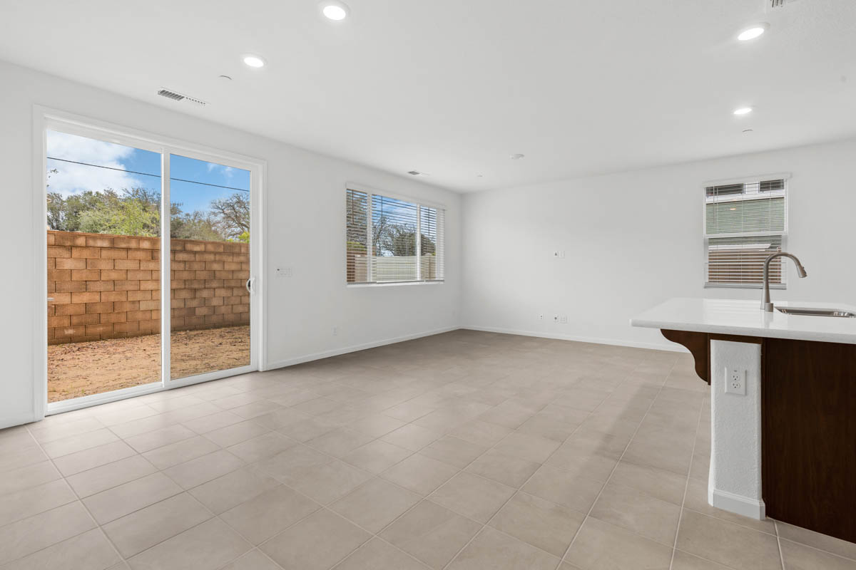 Kitchen and dining area
