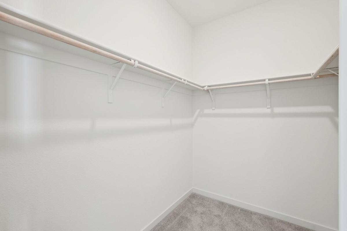 Primary walk-in closet