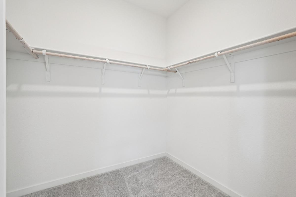 Primary walk-in closet