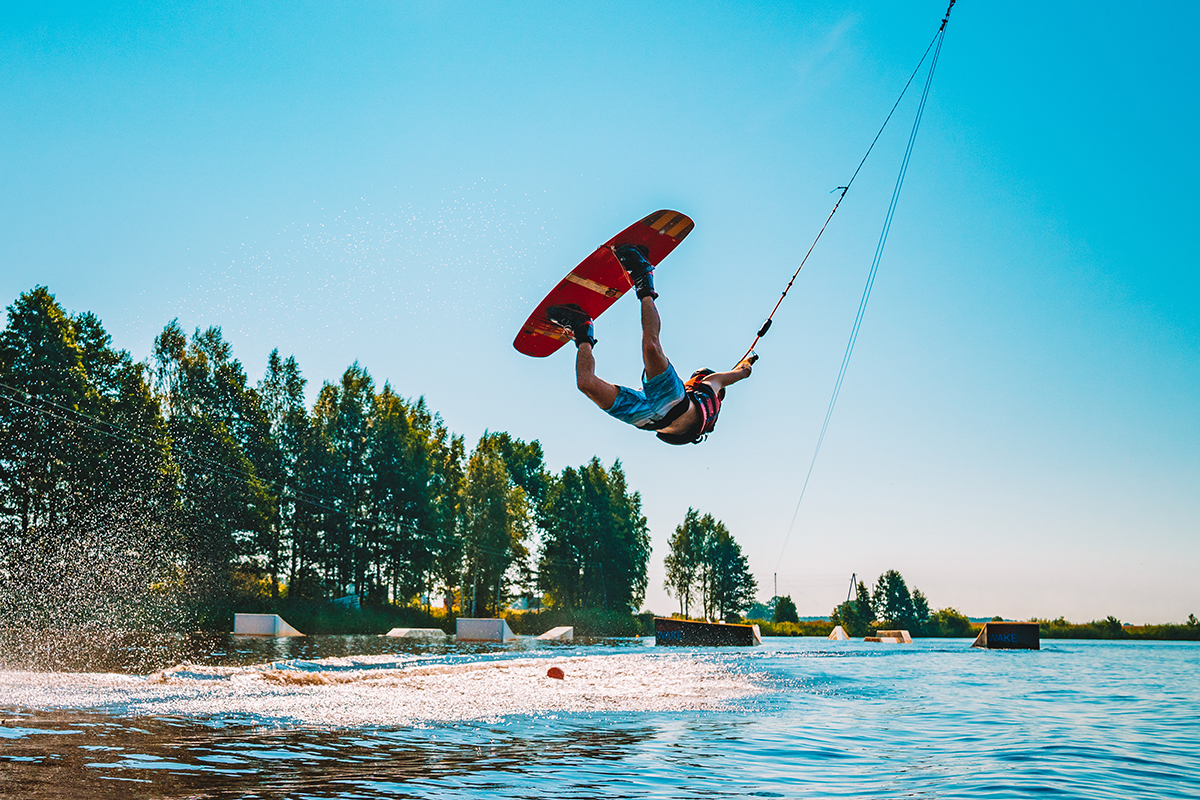 Water recreation nearby at Wake Island