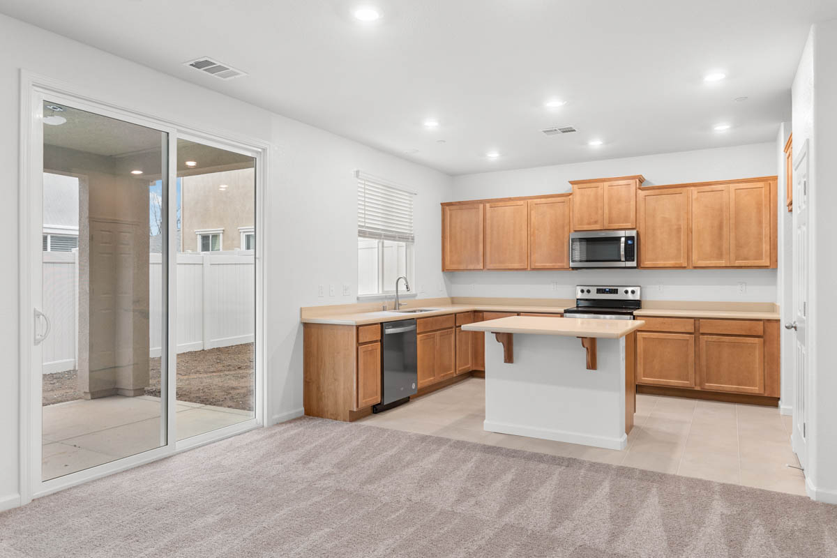 Kitchen and great room