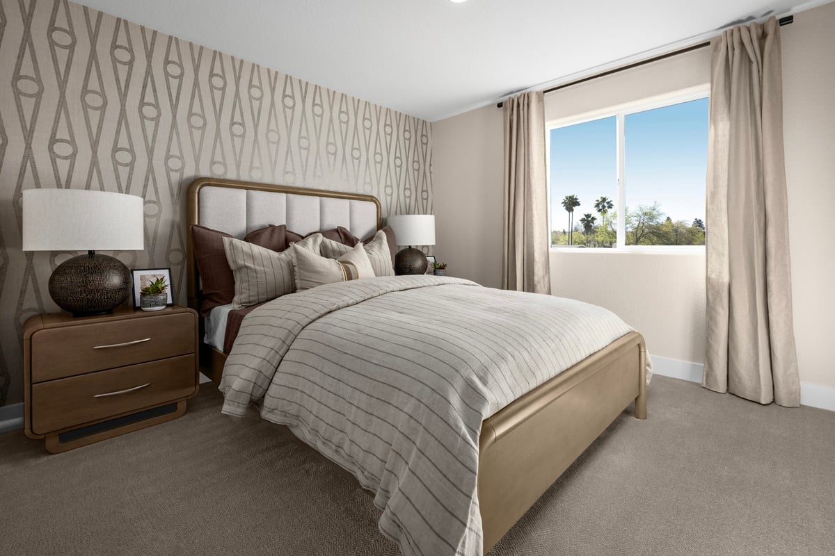 Spacious secondary bedrooms