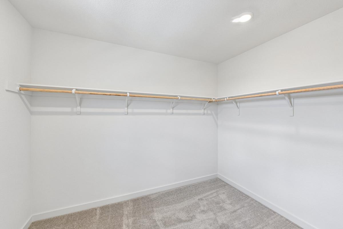 Primary walk-in closet