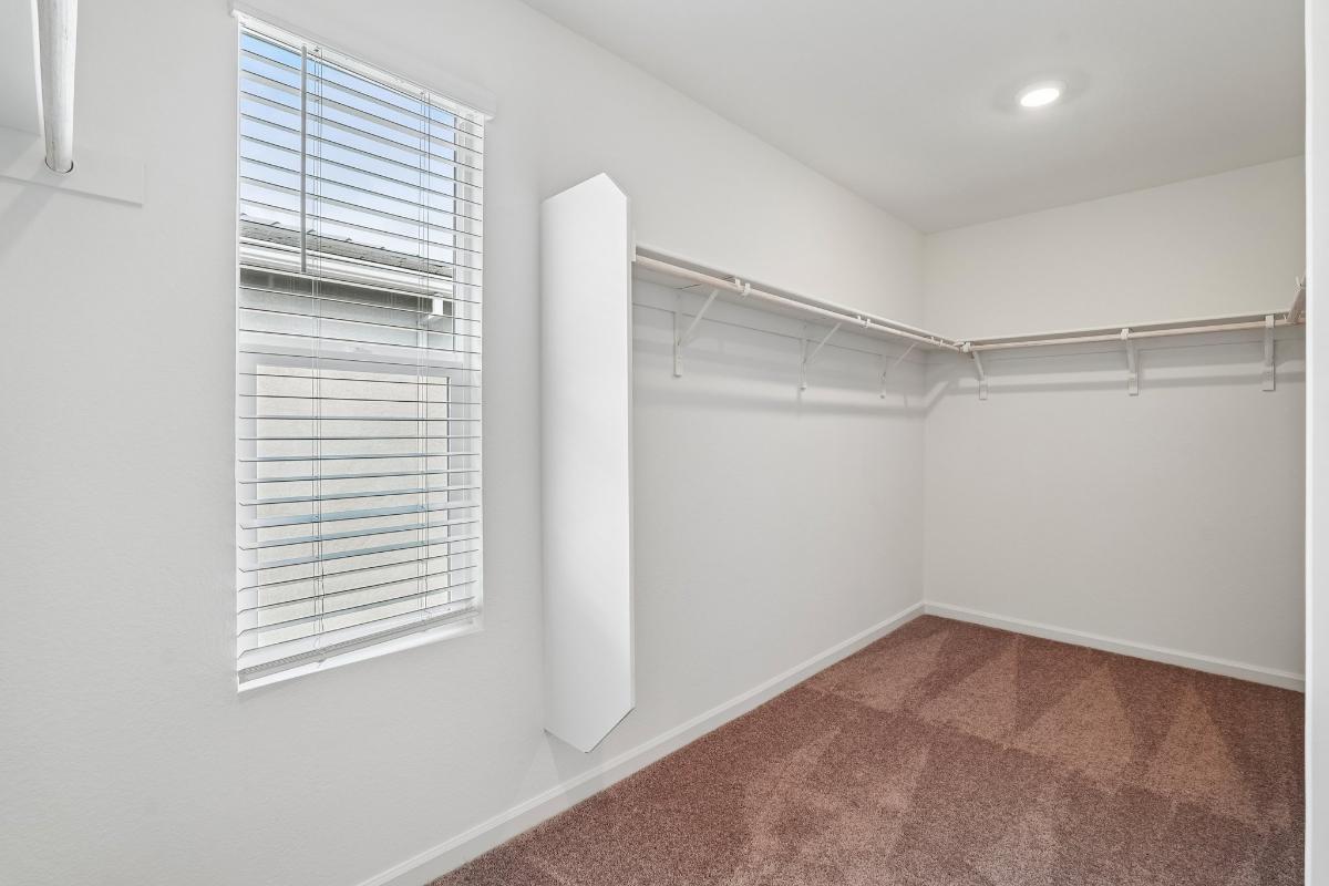 Primary walk-in closet