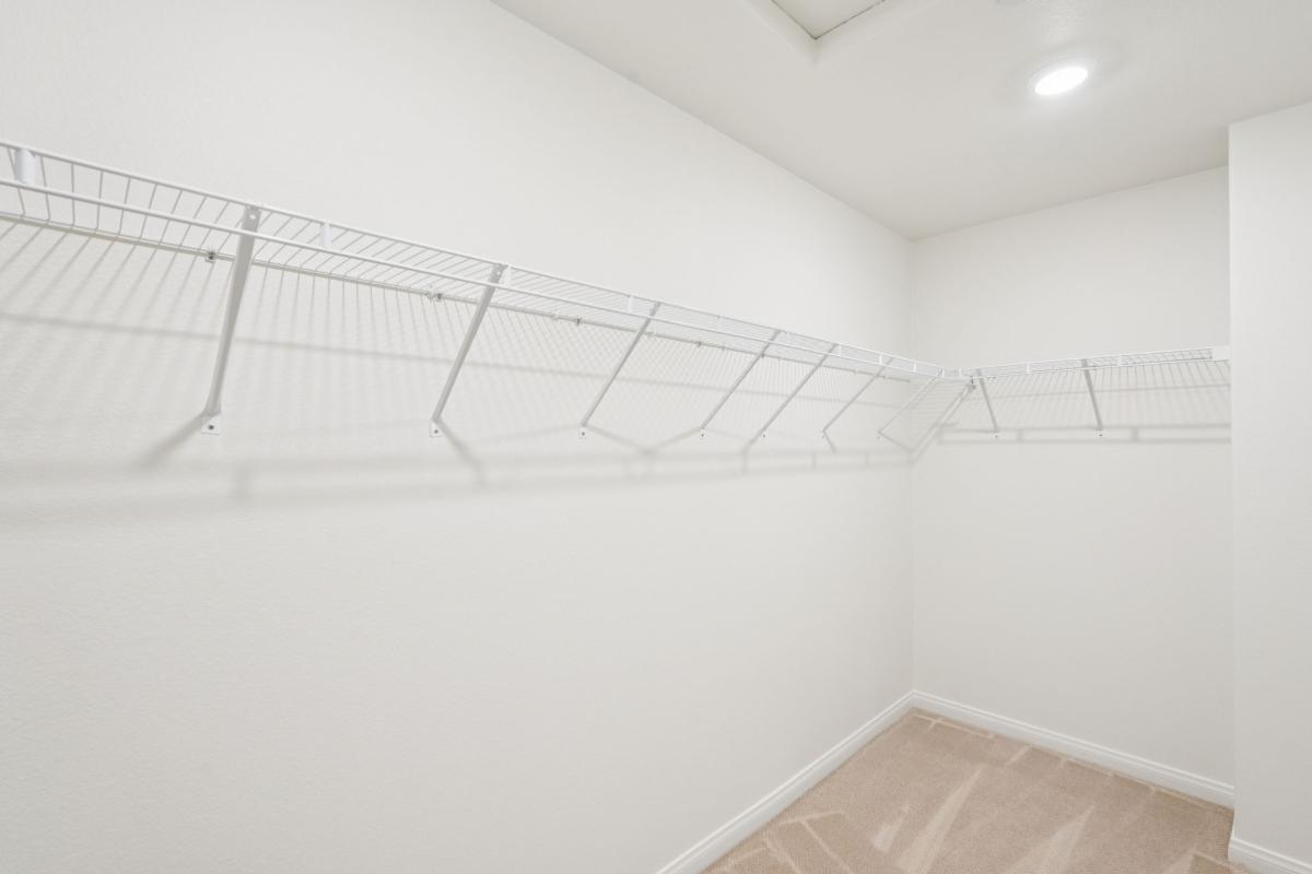 Primary walk-in closet