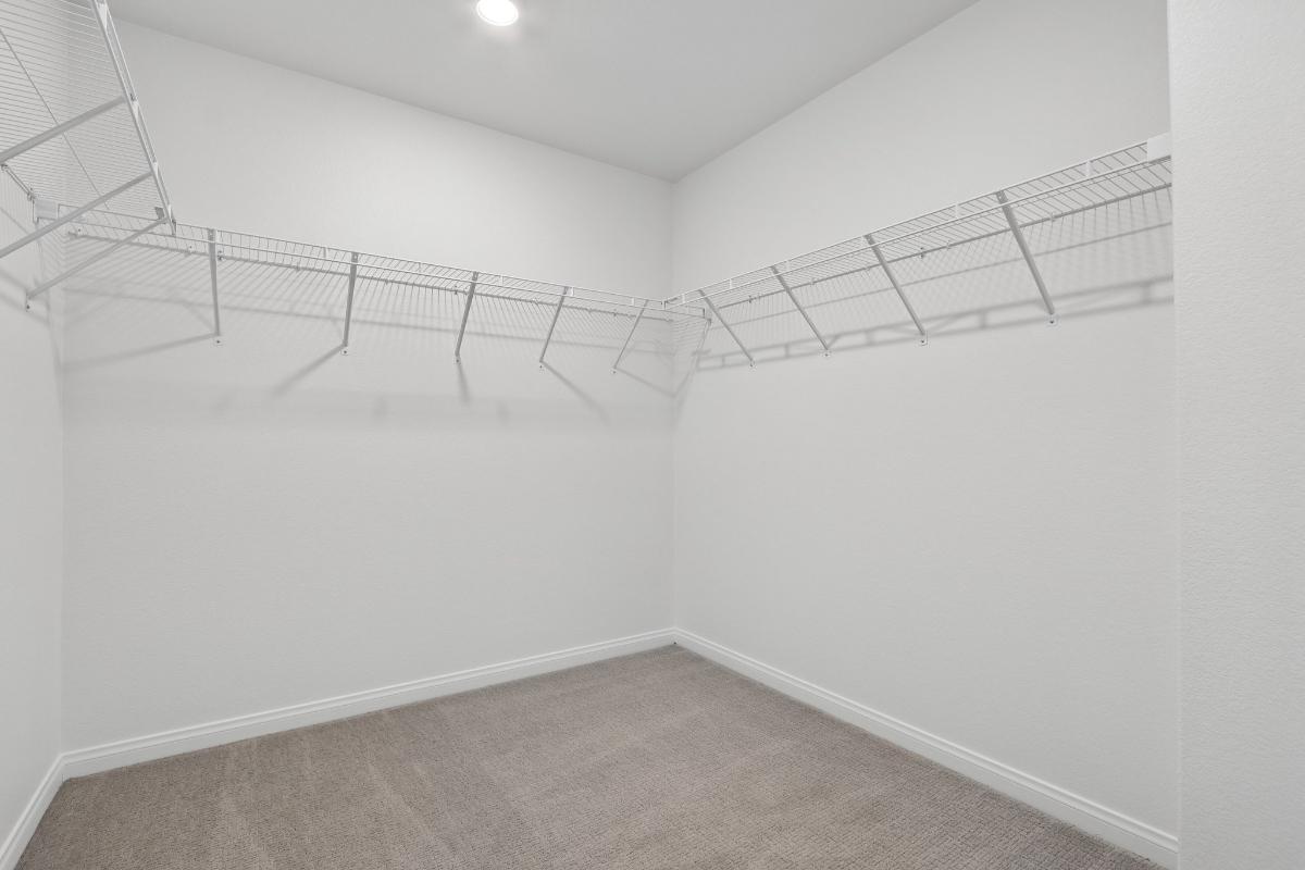 Primary walk-in closet
